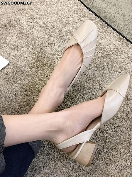 

sandals women summer 2021 pumps shoes high heels slingback ladies and zapatos de mujer, Black