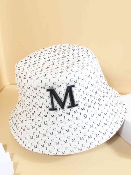 

bucket hat double sided spring summer  embroidered fisherman's light shade casual versatile sunscreen couple basin, Blue;gray