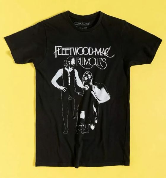 

official black fleetwood mac rumours t-shirt, White;black