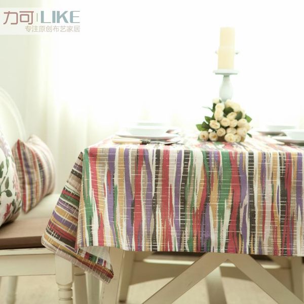 

table cloth wallpapers / tablecloth cover tea bubu arts american country cotton stripe # 35 color ink