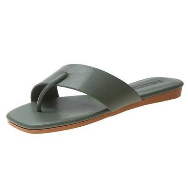 

women slippers thong style summer sandals stylish cozy flat heel beach casual outdoor women drags slides xx130 210625, Black