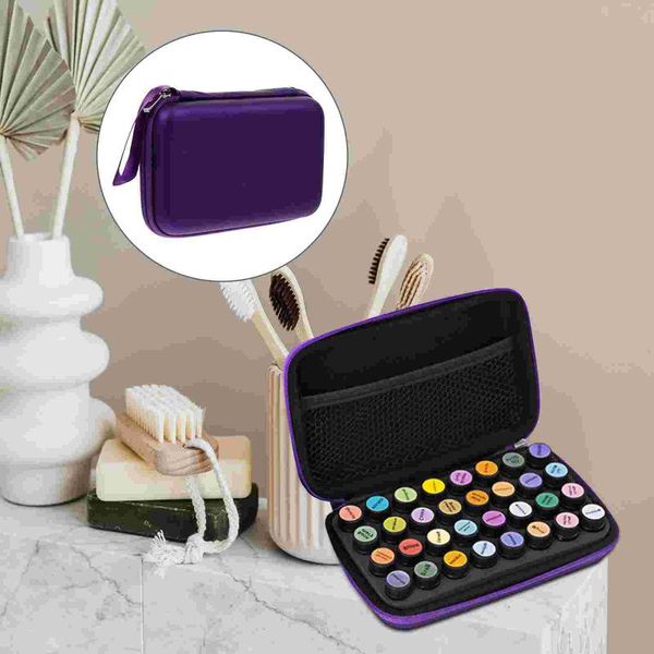 

storage bags 1pc 32 grids essential oil holder bag portable bottle case