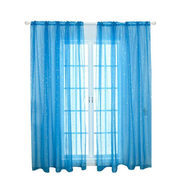 

star tulle curtains modern window for living room transparent drapes the bedroom curtain &