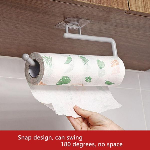 

toilet paper holders adjustable holder self-adhesive kitchen roll wc towel plastic rack for bathroom tissue storage