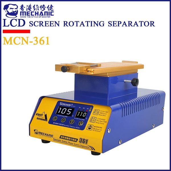

power tool sets 360Â° rotation 8 inch separator mechanic mcn- 361 lcd screen built-in double vacuum pump dual digital display
