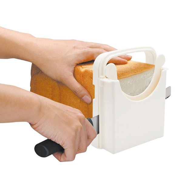 

arrivials abs foldable and adjustable bread slicer toast loaf sandwich cutter mold baking tools kitchen gadgets & pastry