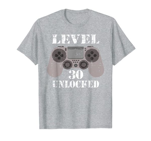 

level 30 unlocked shirt 30 birthday gift born in 1989 tshirt, White;black