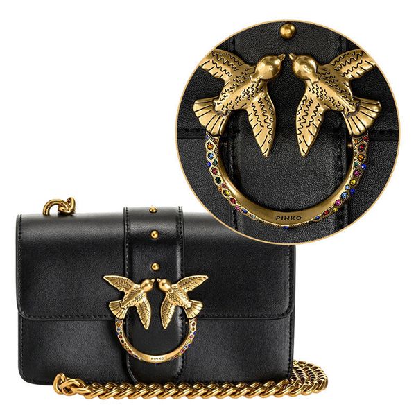 

outlet women's bag 2021 pinkos spring pinkos and summer mini love studded rivet swallow chain one shoulder messenger bag y luxuryss des