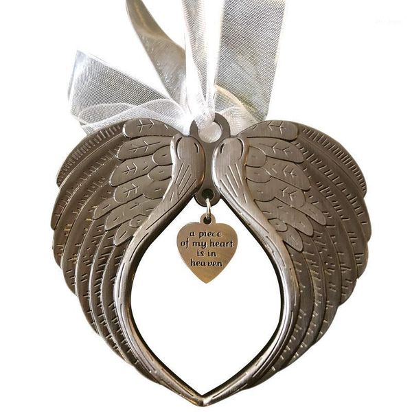 

christmas decorations 2021 angel wing ornament pendant a piece of my heart is in heaven eig88