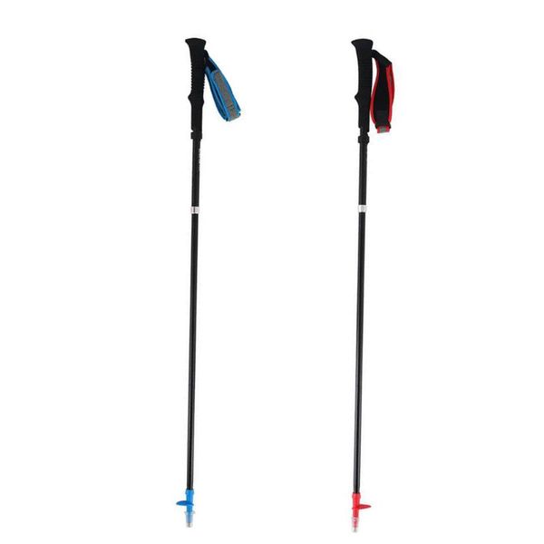 

trekking poles folding hiking stick collapsible walking nordic sticks 2 styles