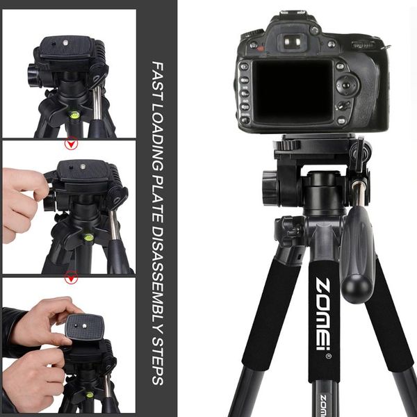 

aluminium 55" q111 tripod heavy duty w/ pan head for dslr camera video tripods