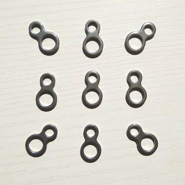 

fishing hooks 2packs heavy duty double 8 solid ring swivel connector for trolling jigs hook saltwater