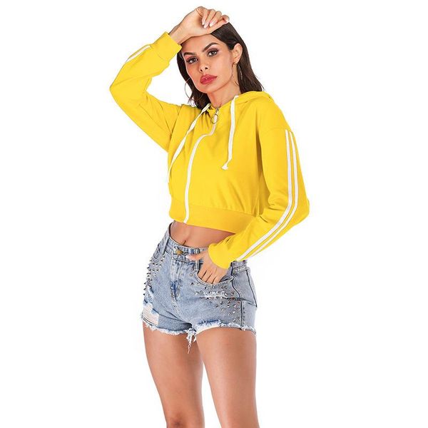 

women's hoodies & sweatshirts hooded long-sleeved casual short streetwear women oversized hoodie zip, Black