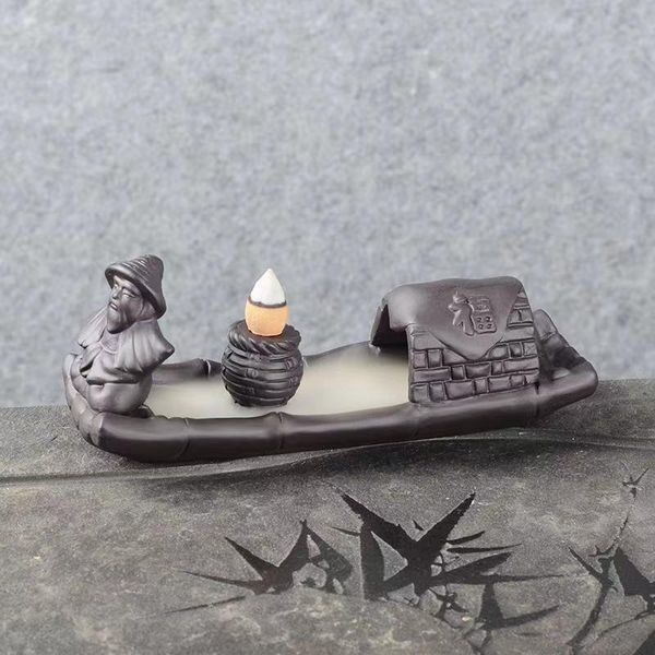 

fragrance lamps tea pet inverted incense burner creative ornaments small monk line plug zen retro attracting wealth simple table