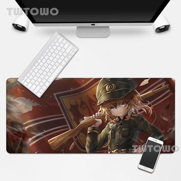 

mouse pads & wrist rests anime saga of tanya the evil hd large size mat natural rubber lovely lapmice pad desktop
