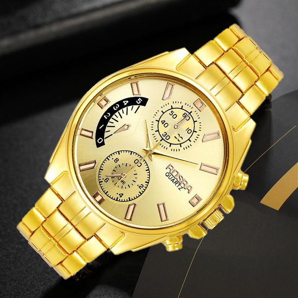 

wristwatches luxury golden steel quartz watch for men 2021 fashion casual wristwatch analog male sports clock relogio masculino, Slivery;brown