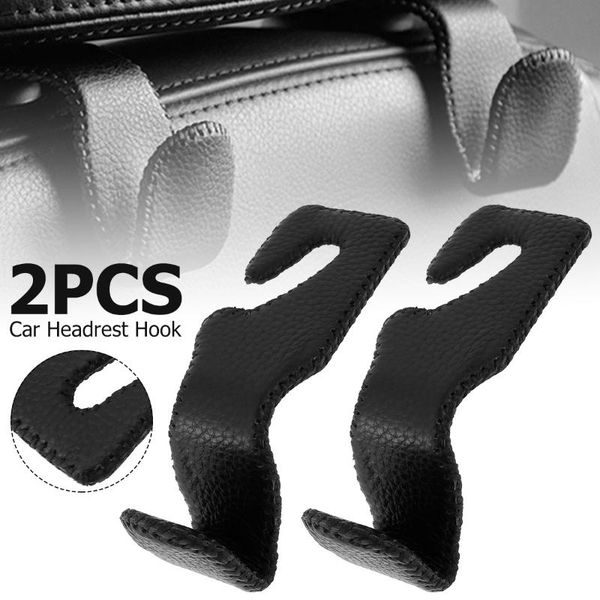

interior decorations 2pc car storage hooks back seat headrest hanger handbag organizer multifunctional hidden auto hook