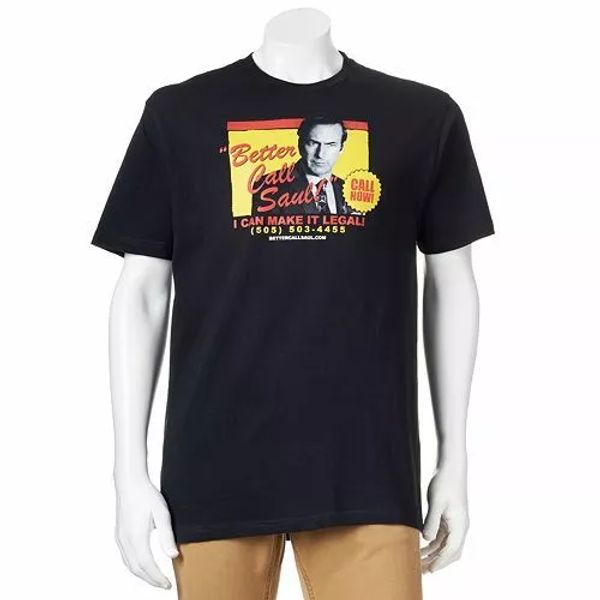 

Better Call Saul! I CAN MAKE IT LEGAL! T-Shirt NWT -Licensed-, White;black