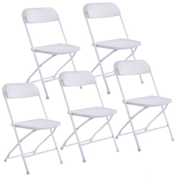 

new plastic folding chairs wedding party event chair commercial white gyq