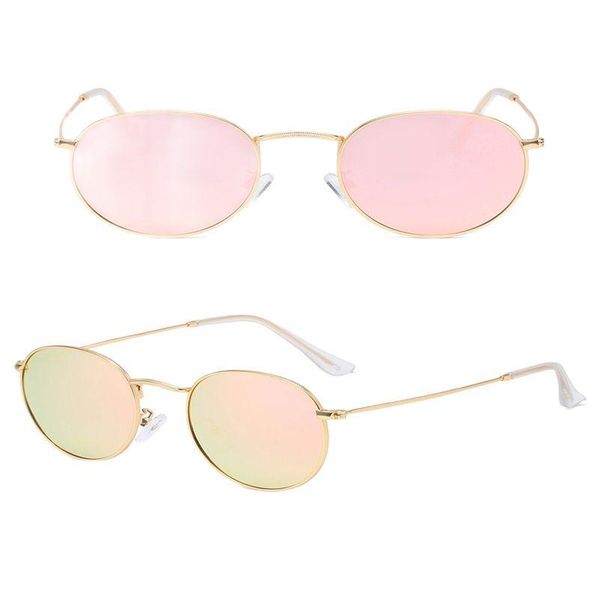 

sunglasses metallic with round frames polarizer for both men and women, White;black