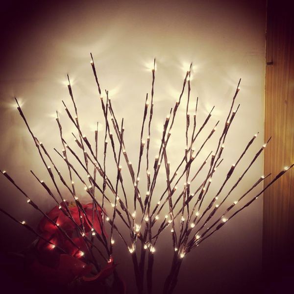 

strings 1pc led willow branch lamp battery-operated 20 bulbs christmas ornaments twig lighted holiday lighting vase decor