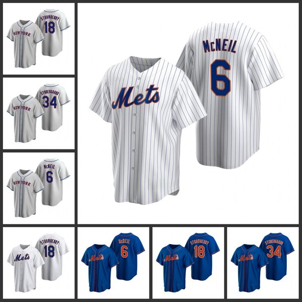

new york mets men darryl strawberry jeff mcneil noah syndergaard women youth jersey, Black