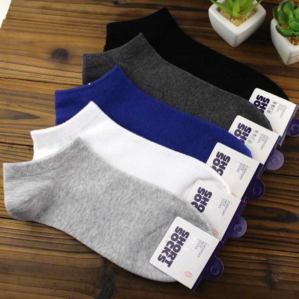 

american season red pure color 200 needle men's cotton boat sports socks, Black