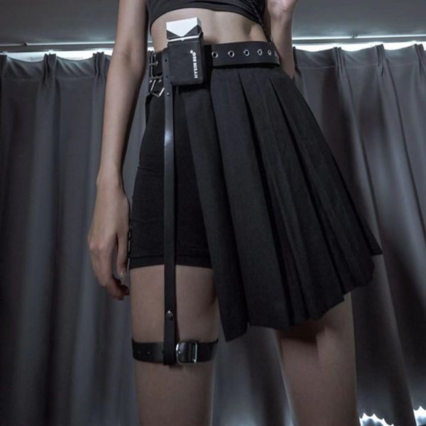 

hyein seo 20ss tobacco box belt removable waistband and leg ring three-piece suit function matching waistband, Black;brown