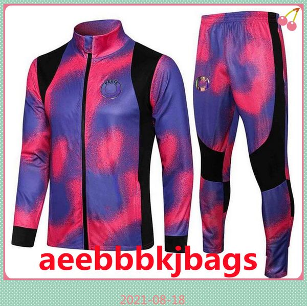 

2021 2022 paris real madrid isco long zipper hoodie jacket tracksuit 21 22 utd mbappe pogba, Black