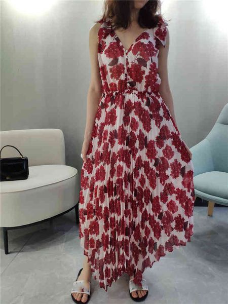

dress 2021 autumn and winter gorgeous print long yxps, Black;gray
