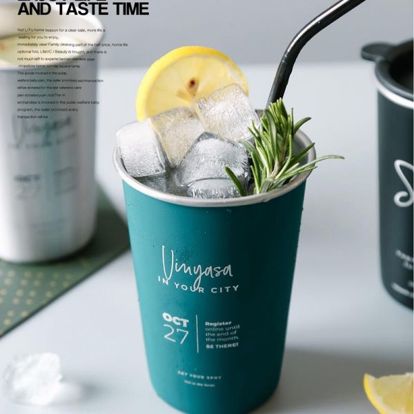 

water bottles vacuum insulation cup stainless steel thermal mug with lid reusable flasks travel coffee cold bottle drinks drinkware