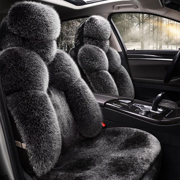 

car seat covers winter warm cushion luxury plush comfort cover universal whole set fits most truck, suv, or van