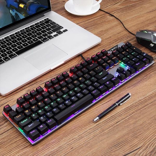 

keyboard mouse combos rgb gaming and backlit combo usb n-key rollover blue switch+a904 8000dpi programmable for game work