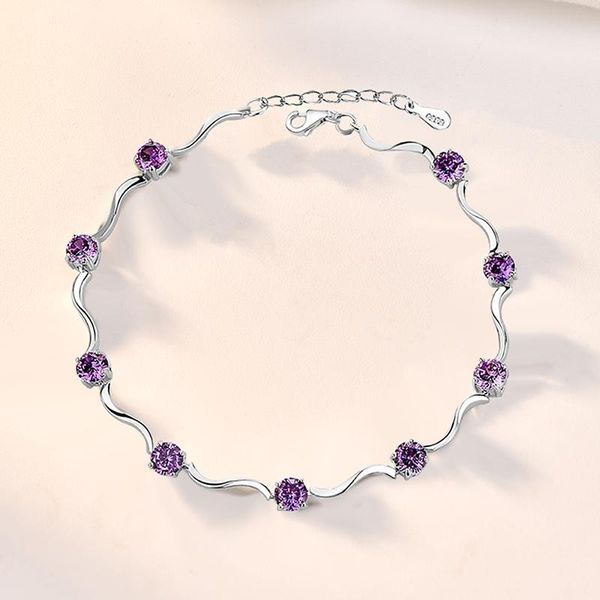 

charm bracelets bamboo joint bracelet fashion jewelry s925 inlaid zircon female niche design simple gift, Golden;silver