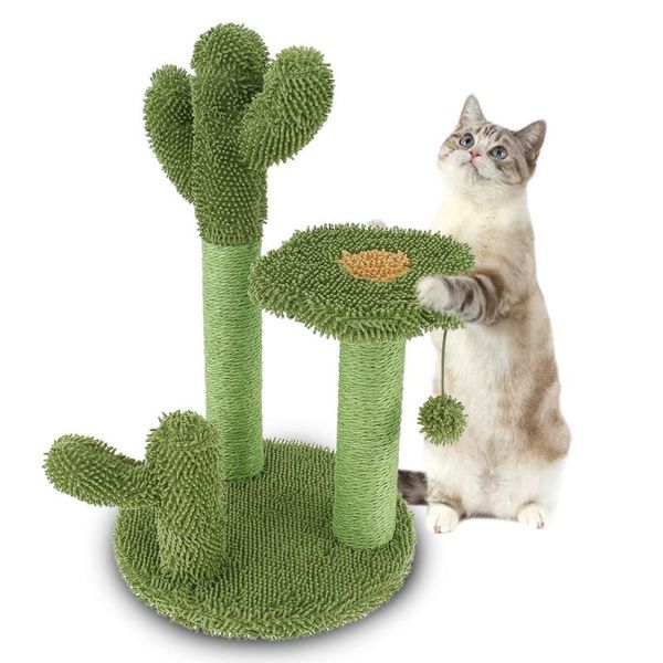 

cat toys scratching post cute cactus for cats accessories toy pet kittens kitten anti-scratch grass games home