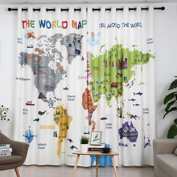 

curtain & drapes cute cartoon color shade curtains for living dining room bedroom.