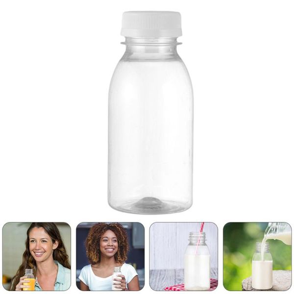 

12pcs 250ml transparent storage bottles beverage drinking & jars