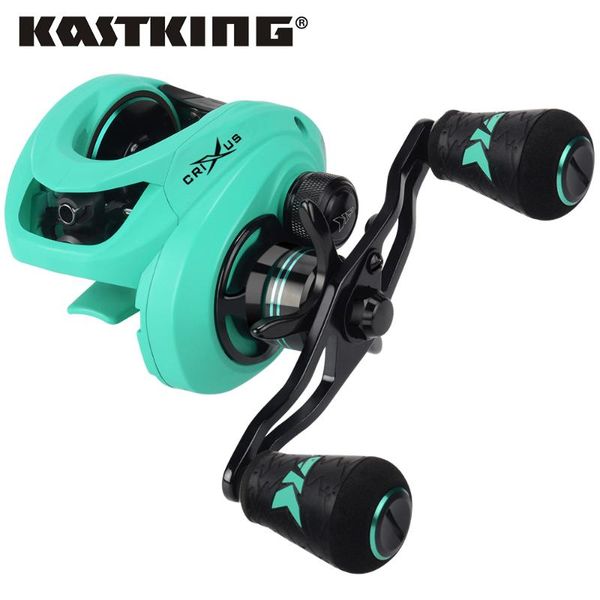 

baitcasting reels kastking crixus 5+1/7+1bbs super light reel dual brake system freshwater fishing 8kg drag