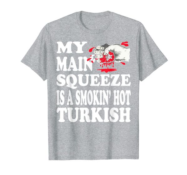 

Turkey Culture Girlfriend Wife Turkish Matching Couples T-Shirt, Mainly pictures