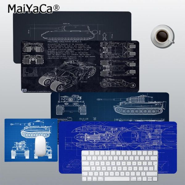

mouse pads & wrist rests maiyaca batmobile blueprints tank unique deskpad game mousepad size for keyboard gamer