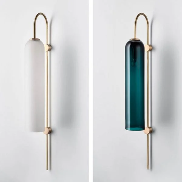 

wall lamp vintage simple led glass tube light home decoration living room e27