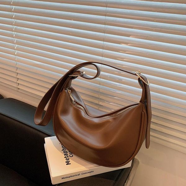 

evening bags vintage female pu leather shoulder bag for women brand designer ladies handbags women's solid hobos messenger