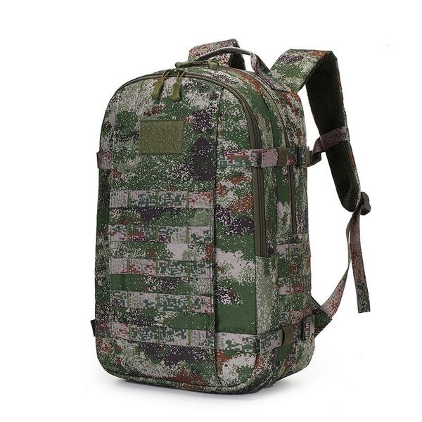 

backpack man oxford cloth camouflage outdoor large capacity travel mountaineering bag multifunctional waterproof tactical pack