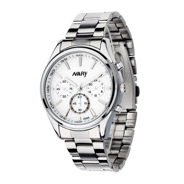 

wristwatches personalized fashion watch steel band business, Slivery;brown