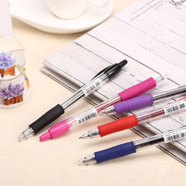 

gel pens 5pcs japan pilot g2-5 jelly pen / push 0.5mm