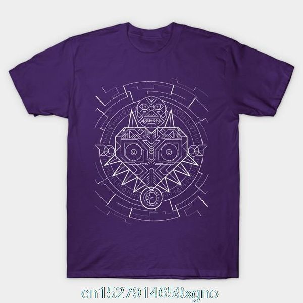 

men's t-shirts printed majoras mask termina t-shirt men t shirt cotton tshirt o-neck short-sleeve women, White;black