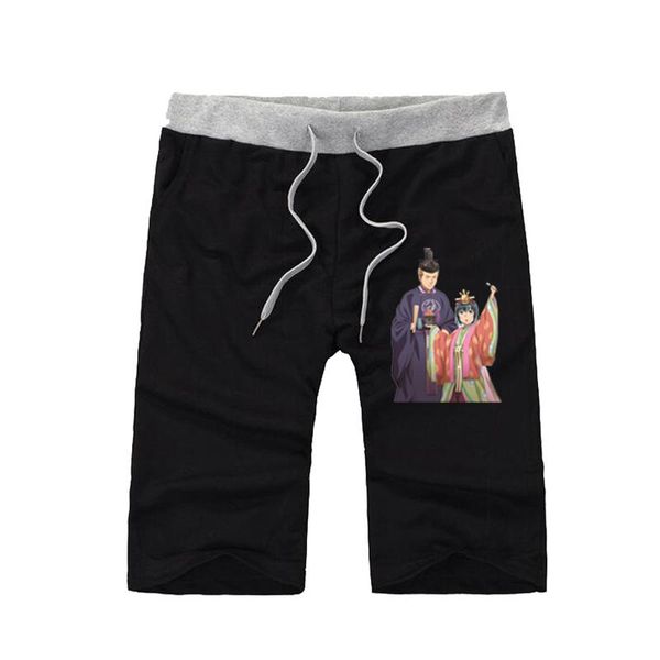 

japan hina matsuri shorts women men cropped pants joggers trousers summer short casual teenagers sweatpants men's, White;black