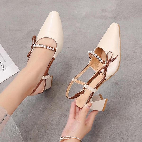 

sandals comfort shoes for women 2021 summer closed toe med buckle strap block heels all-match espadrilles platform suit female b, Black