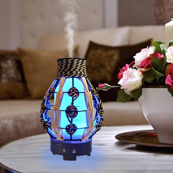 

aromatherapy essential oil diffuser mini ultrasonic cool mist aroma iron hollow air humidifier for home office humidifiers