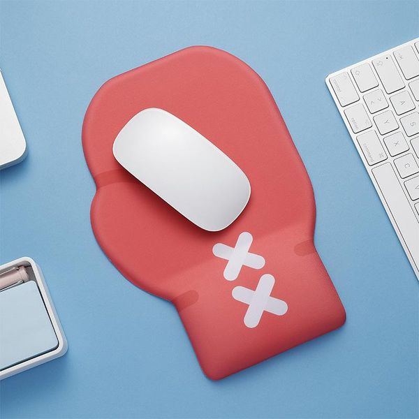 

mouse pads & wrist rests boxing pad mat cute cartoon creative girl office small size rest soft ergonomic mousepad for gaming laptop